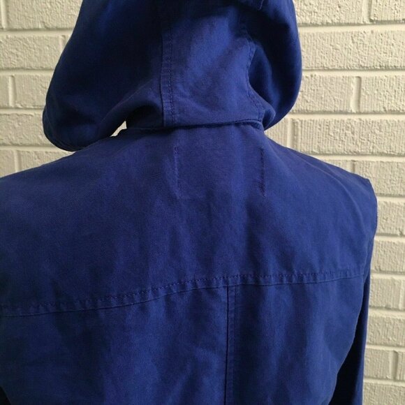 J.CREW Canvas Army Jacket Womens Size XXS 2XS Hooded Cotton Utility Colorful - Picture 10 of 12